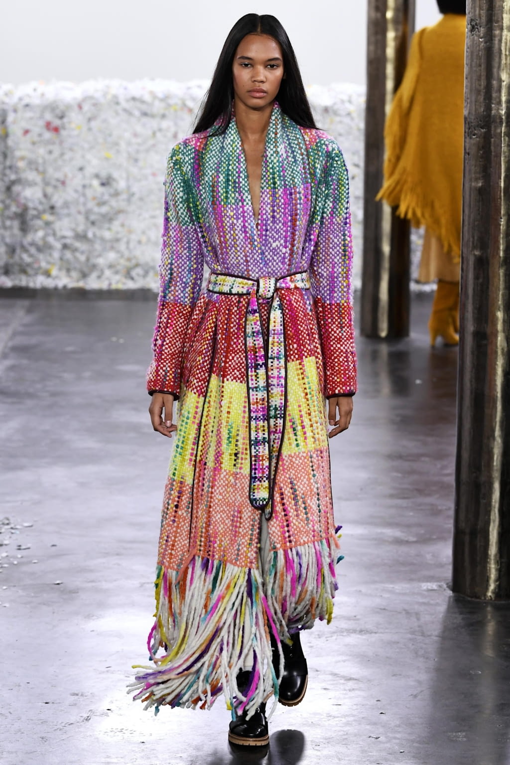 Fashion Week New York Fall/Winter 2020 look 12 from the Gabriela Hearst collection womenswear