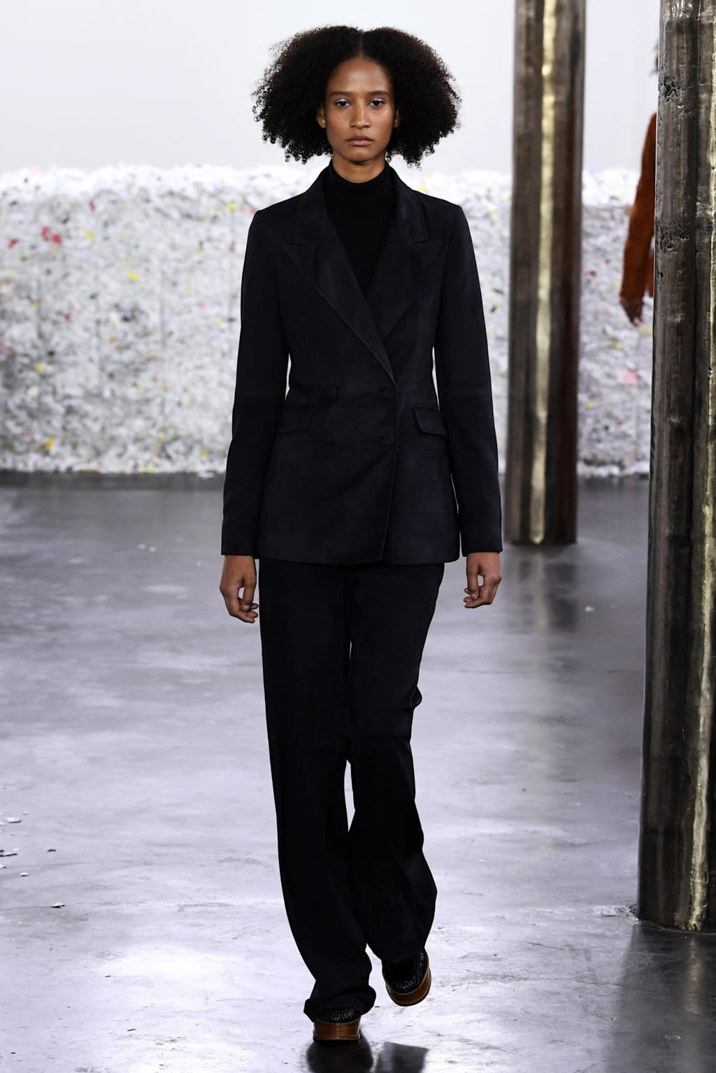 Fashion Week New York Fall/Winter 2020 look 13 from the Gabriela Hearst collection womenswear