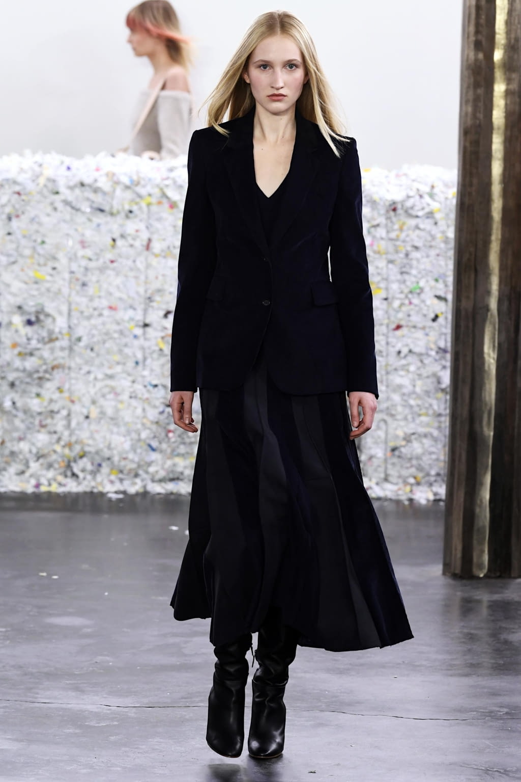 Fashion Week New York Fall/Winter 2020 look 15 from the Gabriela Hearst collection 女装