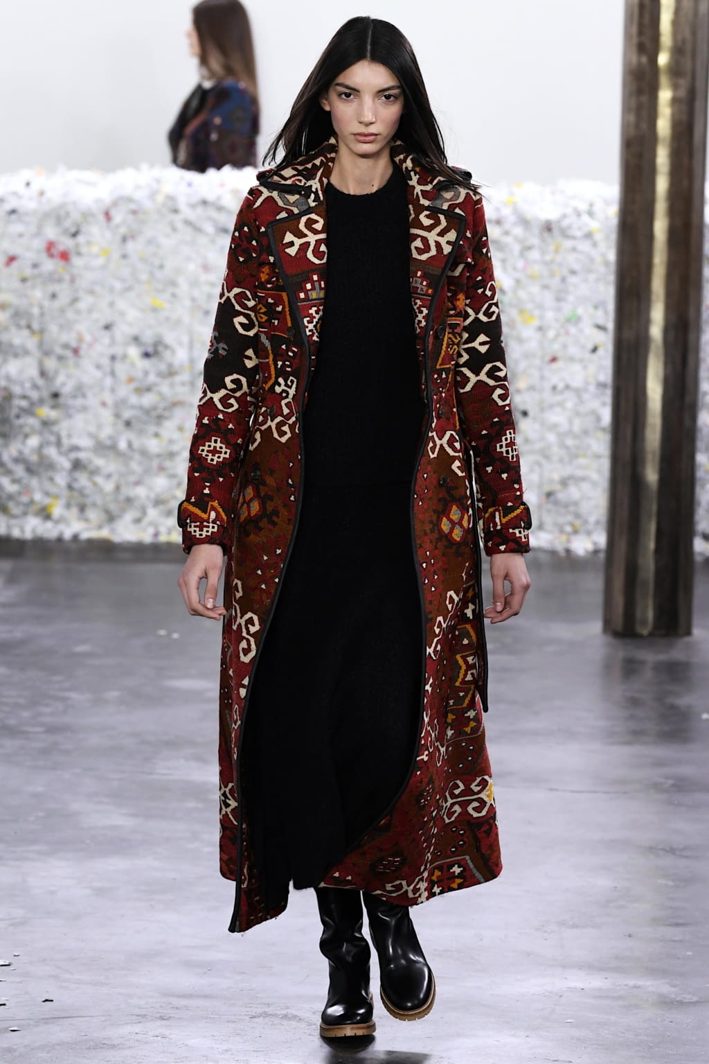 Fashion Week New York Fall/Winter 2020 look 16 from the Gabriela Hearst collection womenswear