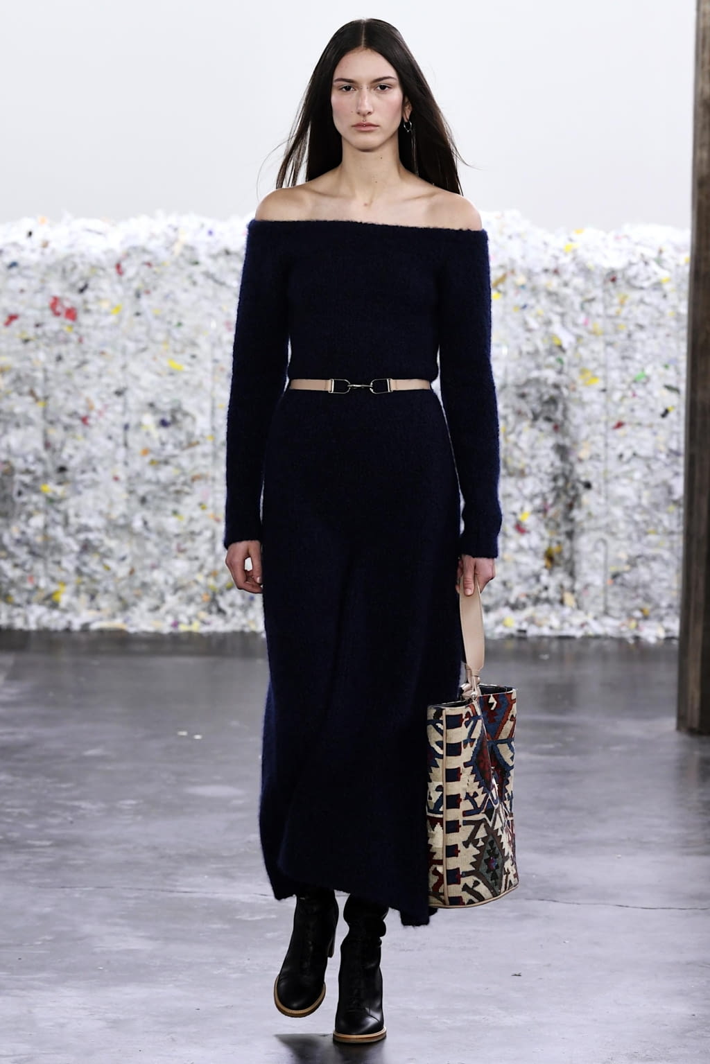 Fashion Week New York Fall/Winter 2020 look 18 from the Gabriela Hearst collection 女装