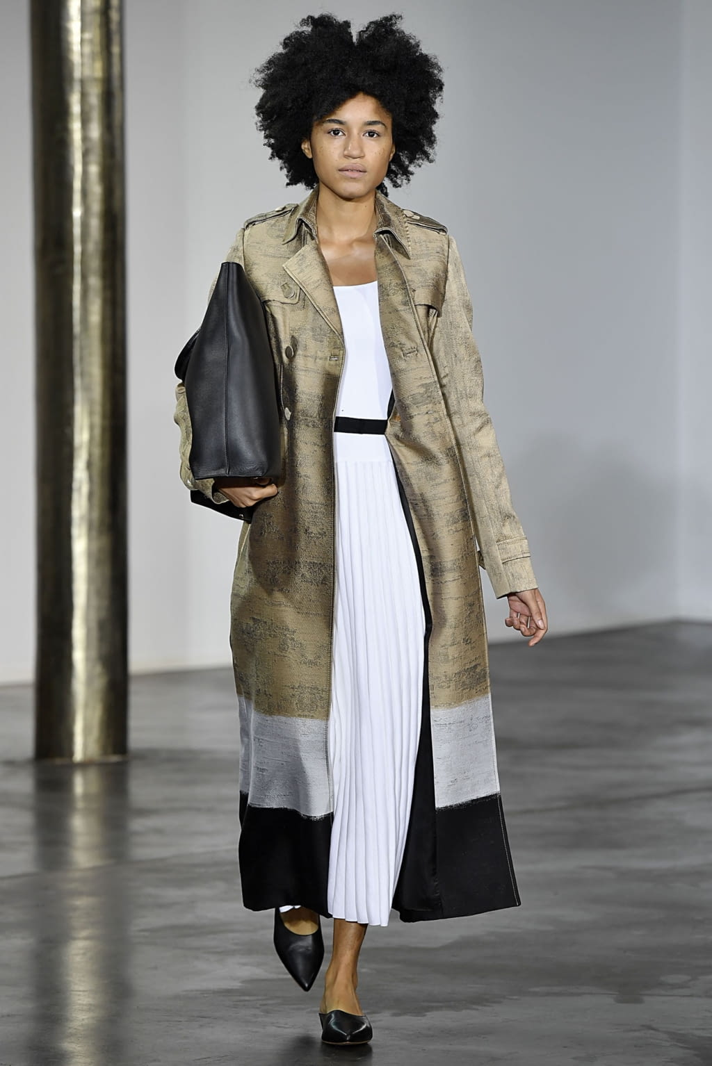 Fashion Week New York Spring/Summer 2019 look 5 de la collection Gabriela Hearst womenswear