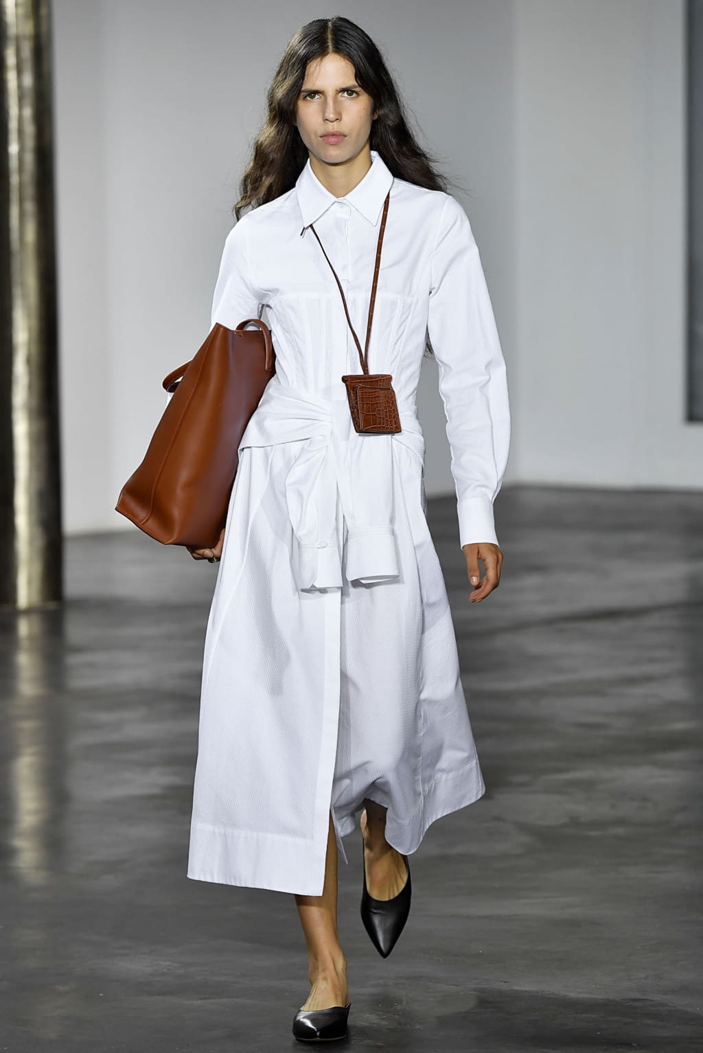 Fashion Week New York Spring/Summer 2019 look 8 from the Gabriela Hearst collection womenswear