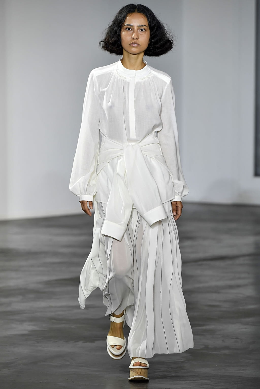 Fashion Week New York Spring/Summer 2019 look 19 from the Gabriela Hearst collection womenswear
