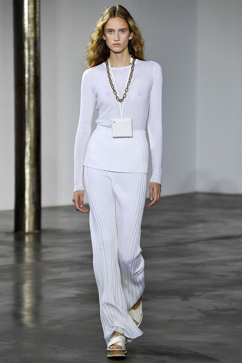 Fashion Week New York Spring/Summer 2019 look 23 from the Gabriela Hearst collection womenswear