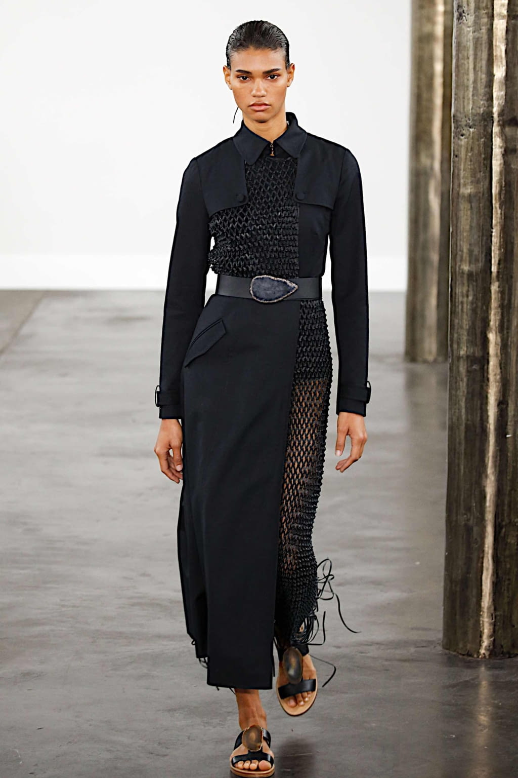Fashion Week New York Spring/Summer 2020 look 1 de la collection Gabriela Hearst womenswear