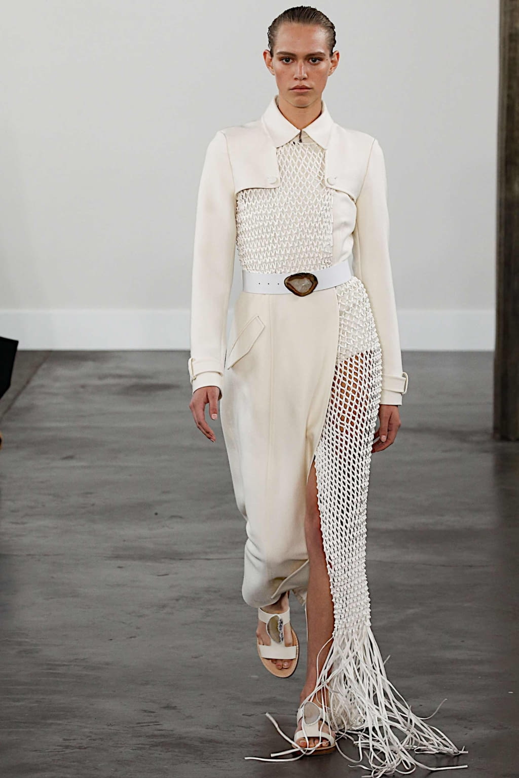 Fashion Week New York Spring/Summer 2020 look 3 from the Gabriela Hearst collection womenswear