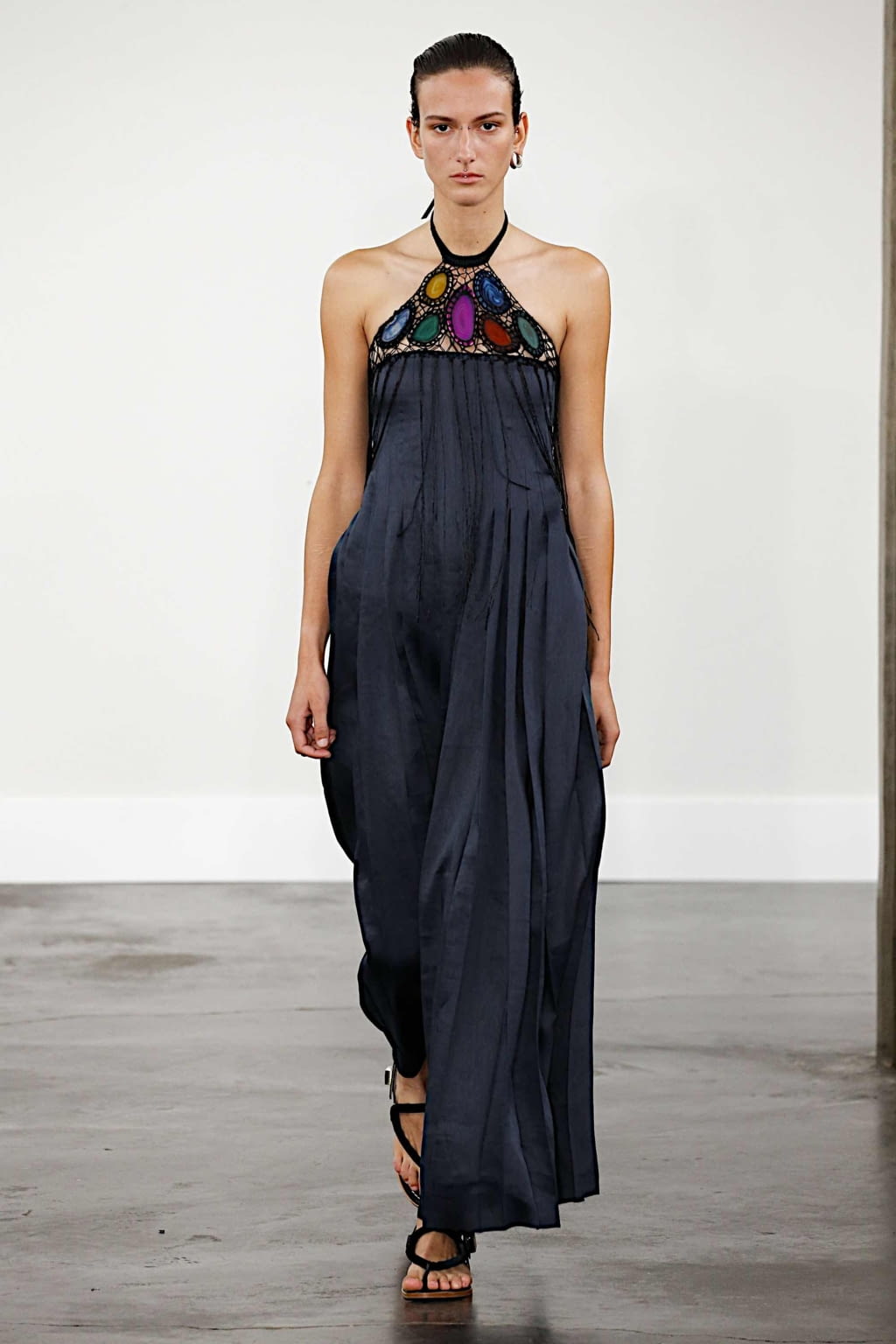 Fashion Week New York Spring/Summer 2020 look 11 de la collection Gabriela Hearst womenswear