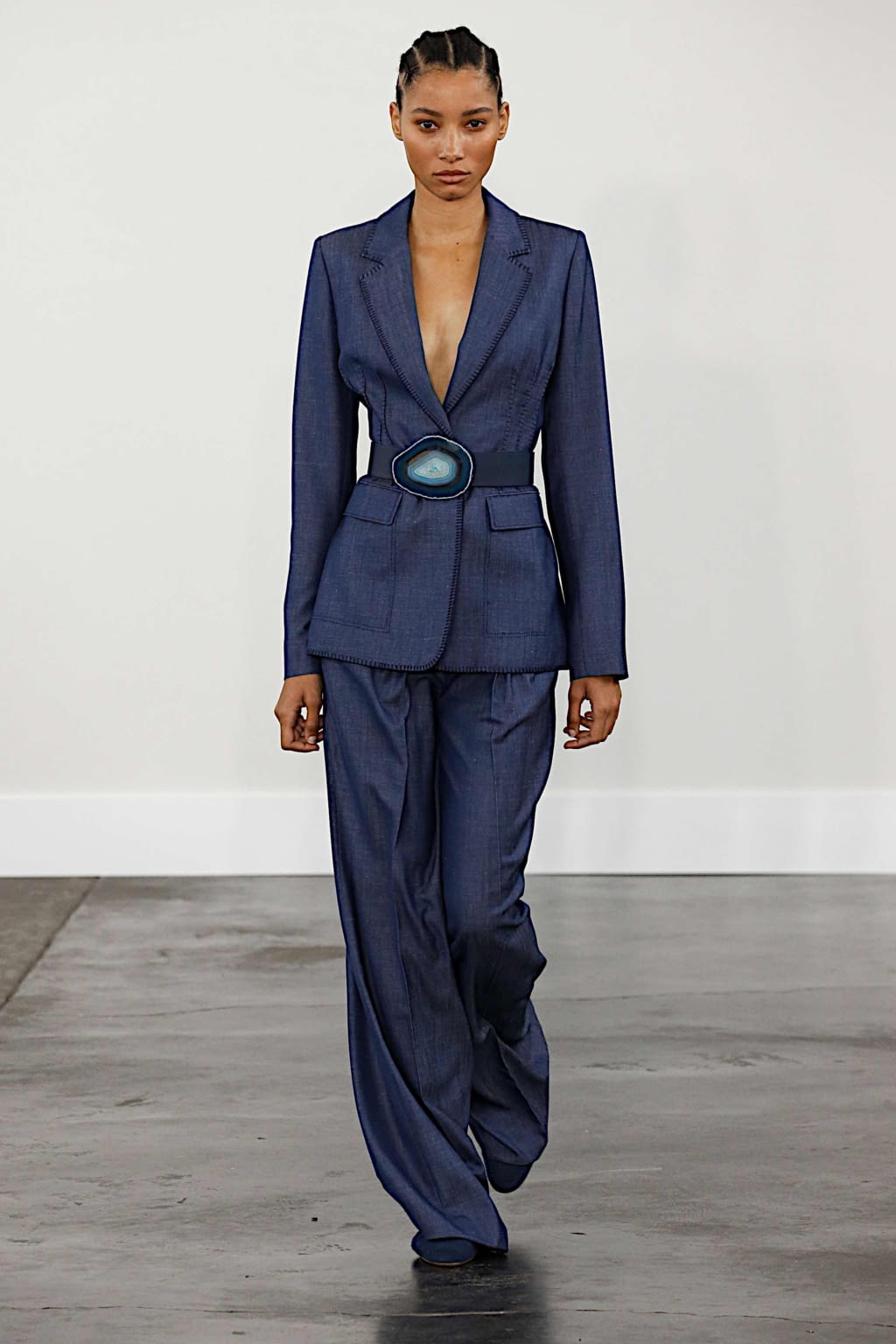 Fashion Week New York Spring/Summer 2020 look 12 from the Gabriela Hearst collection womenswear