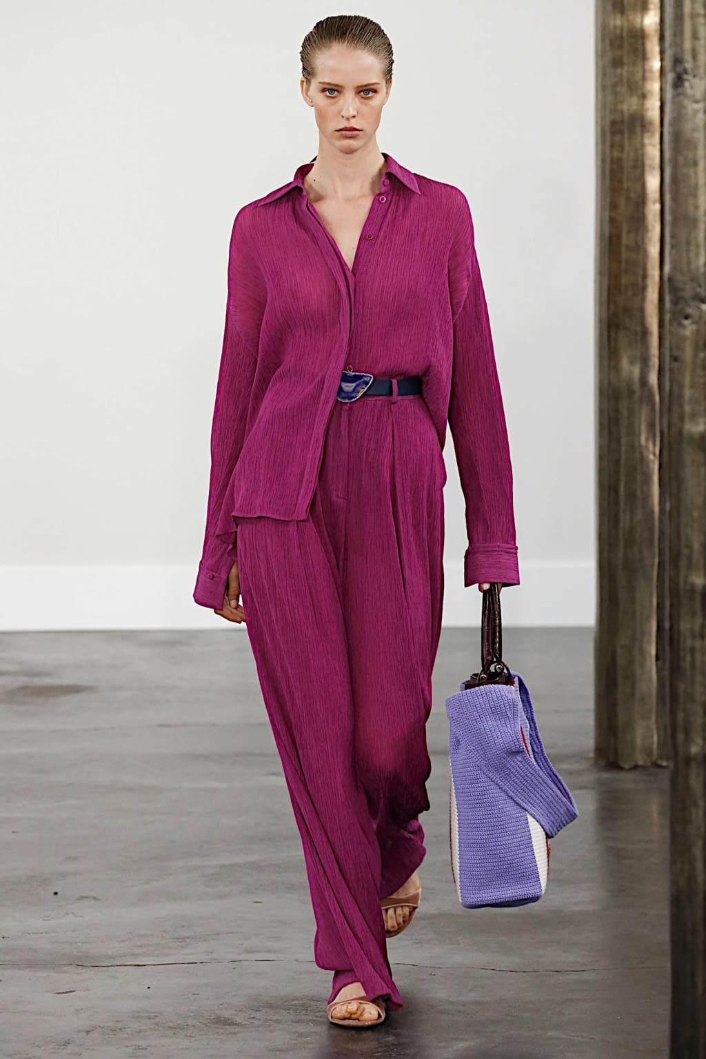 Fashion Week New York Spring/Summer 2020 look 27 from the Gabriela Hearst collection womenswear