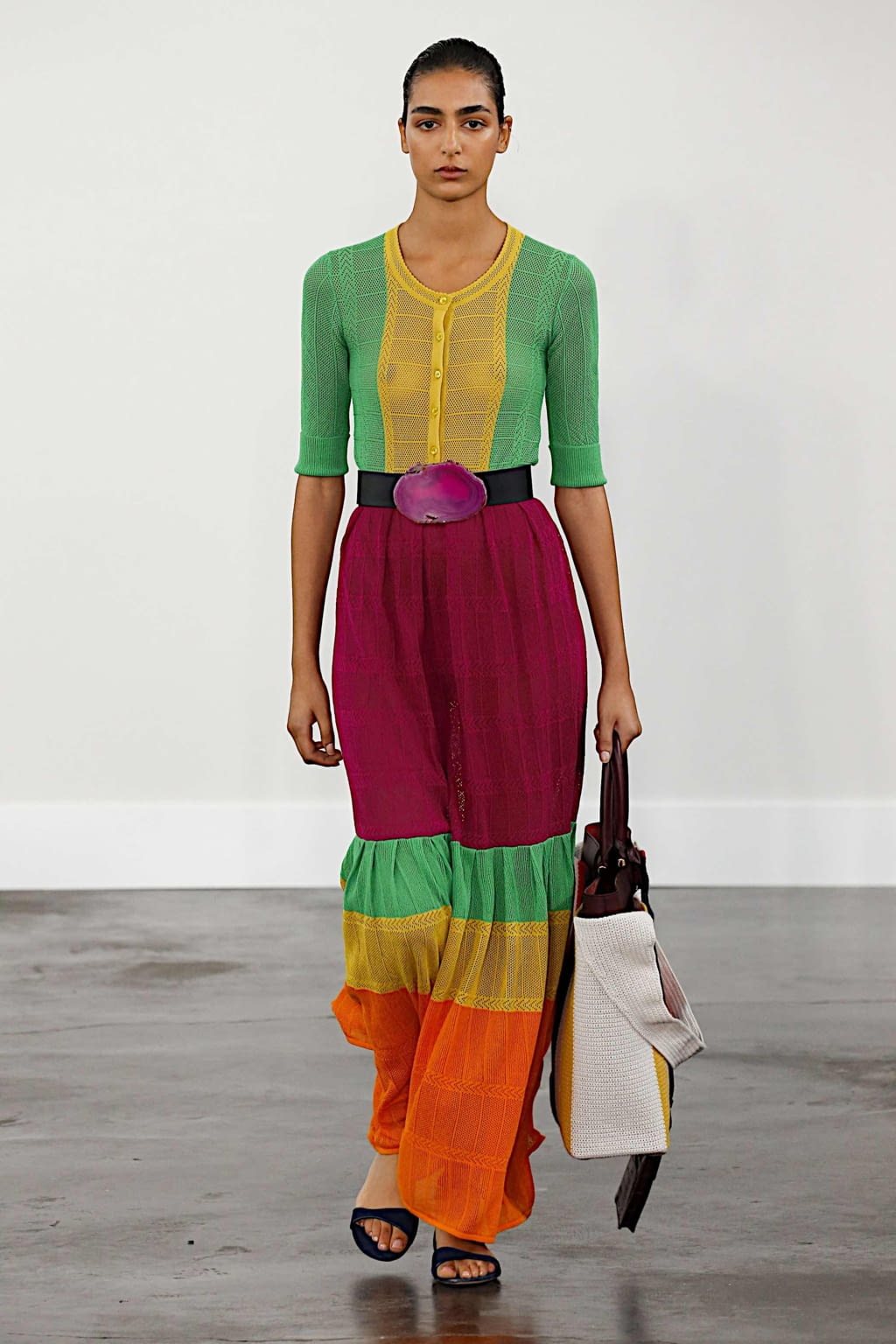 Fashion Week New York Spring/Summer 2020 look 30 from the Gabriela Hearst collection womenswear