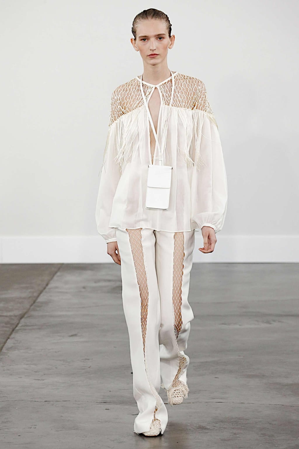 Fashion Week New York Spring/Summer 2020 look 32 from the Gabriela Hearst collection womenswear
