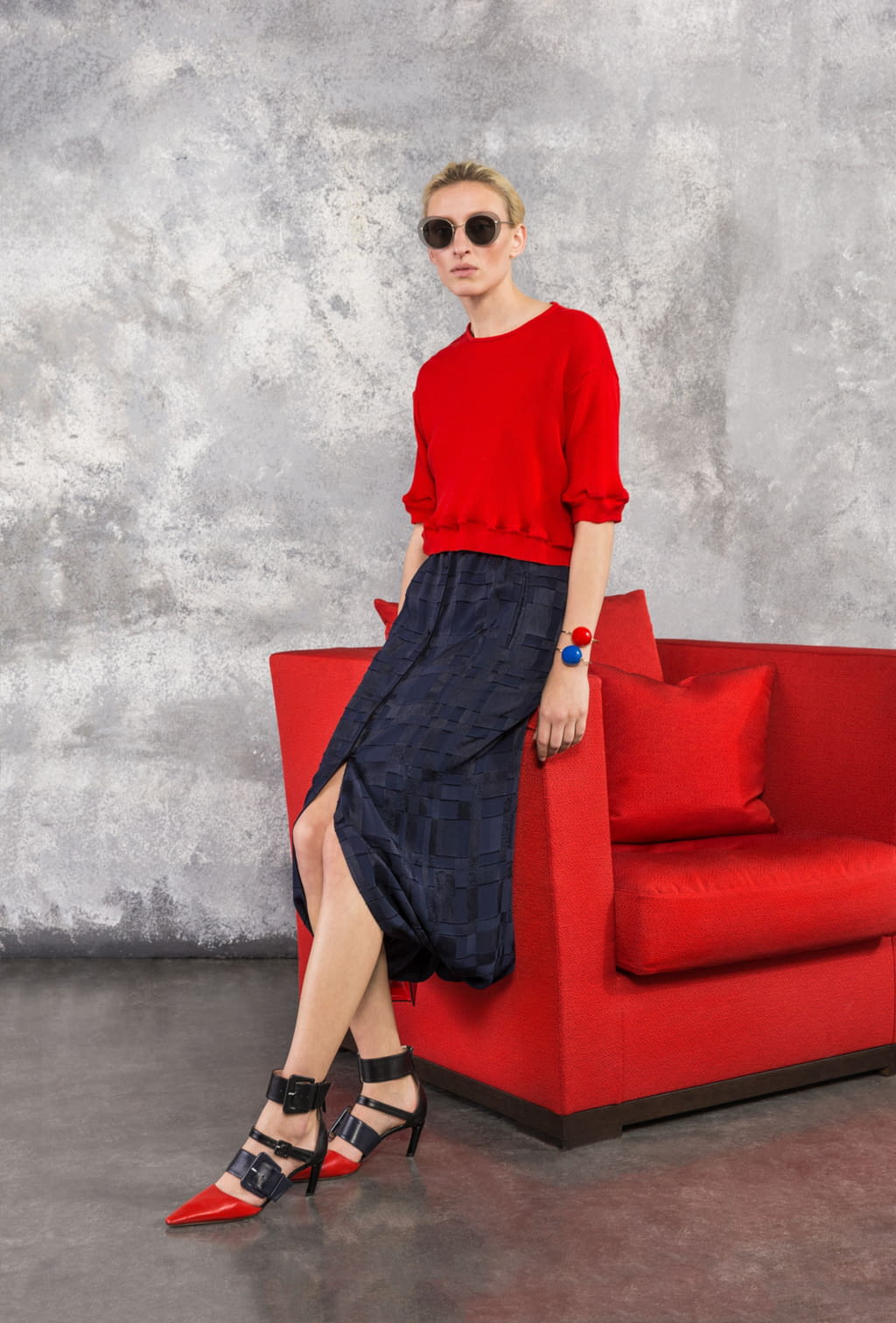 Fashion Week Milan Pre-Fall 2019 look 12 de la collection Giorgio Armani womenswear