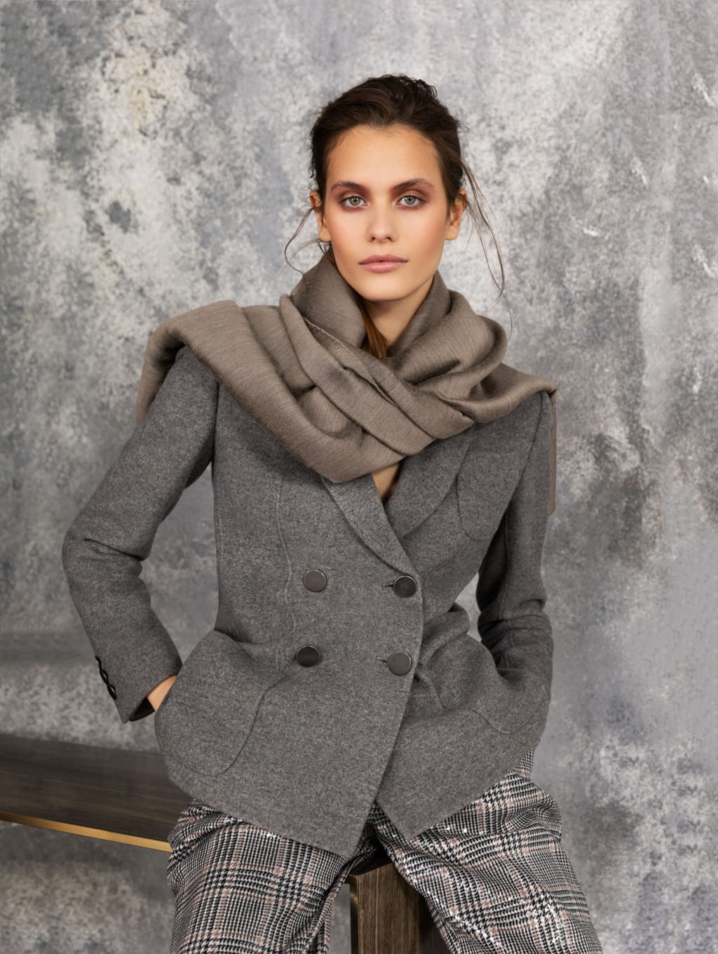 Fashion Week Milan Pre-Fall 2019 look 24 from the Giorgio Armani collection womenswear