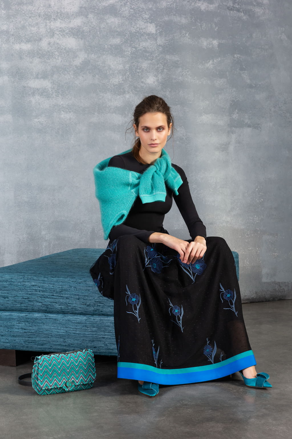 Fashion Week Milan Pre-Fall 2019 look 30 from the Giorgio Armani collection womenswear