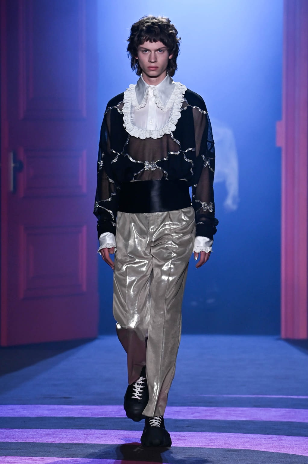 Fashion Week Milan Fall/Winter 2022 look 22 from the GCDS collection womenswear