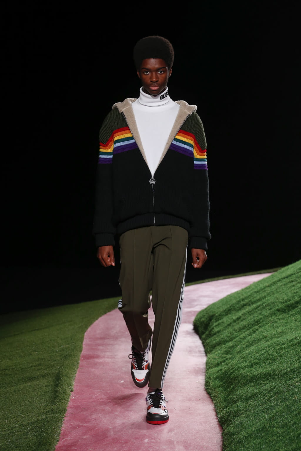 Fashion Week Milan Fall/Winter 2018 look 3 from the GCDS collection menswear