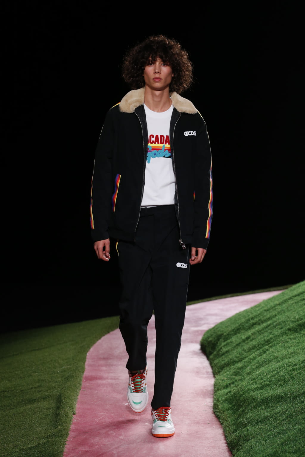 Fashion Week Milan Fall/Winter 2018 look 4 from the GCDS collection 男装