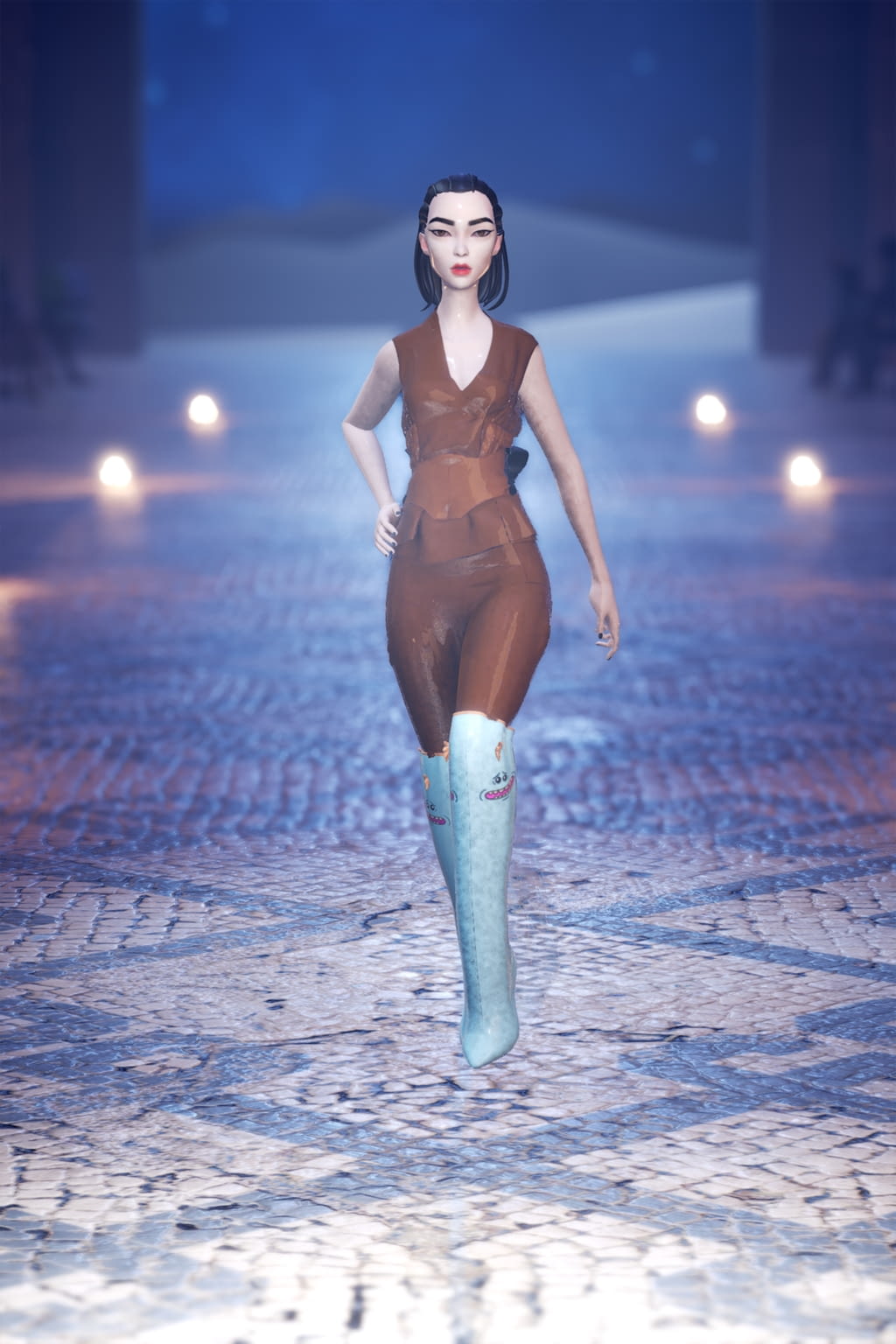 Fashion Week Milan Spring/Summer 2021 look 24 de la collection GCDS womenswear