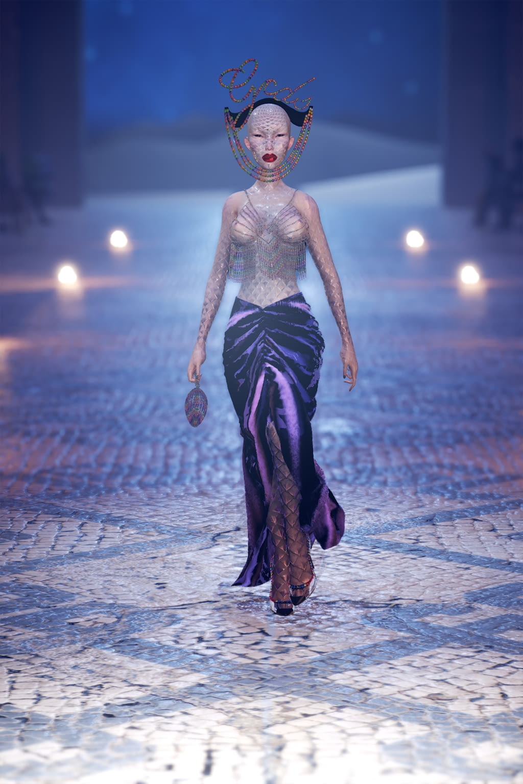 Fashion Week Milan Spring/Summer 2021 look 30 de la collection GCDS womenswear