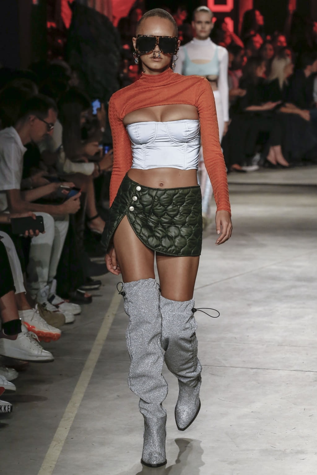 Fashion Week Milan Spring/Summer 2019 look 30 from the GCDS collection womenswear