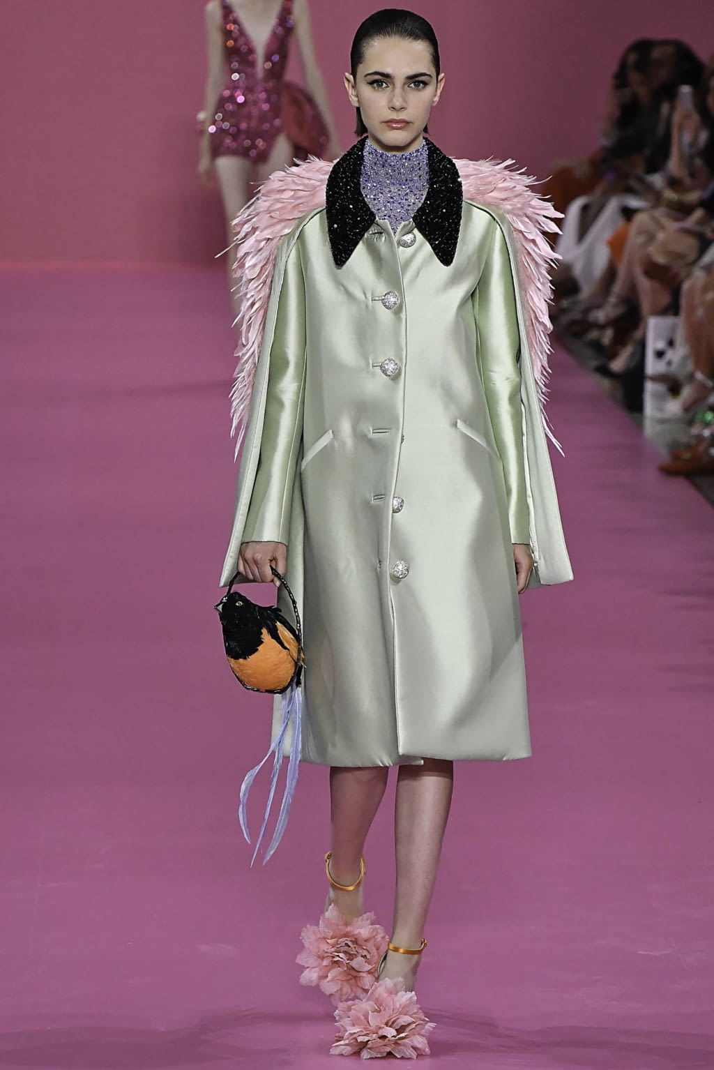 Fashion Week Paris Fall/Winter 2019 look 18 de la collection Georges Hobeika couture