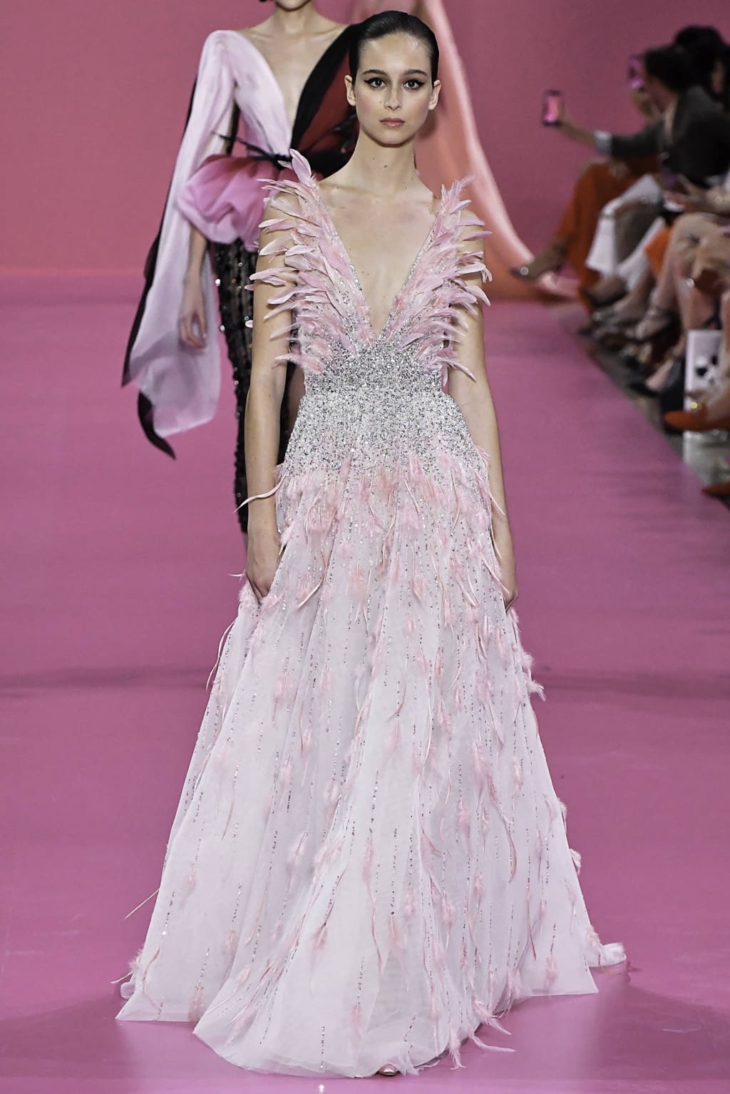 Fashion Week Paris Fall/Winter 2019 look 24 from the Georges Hobeika collection couture