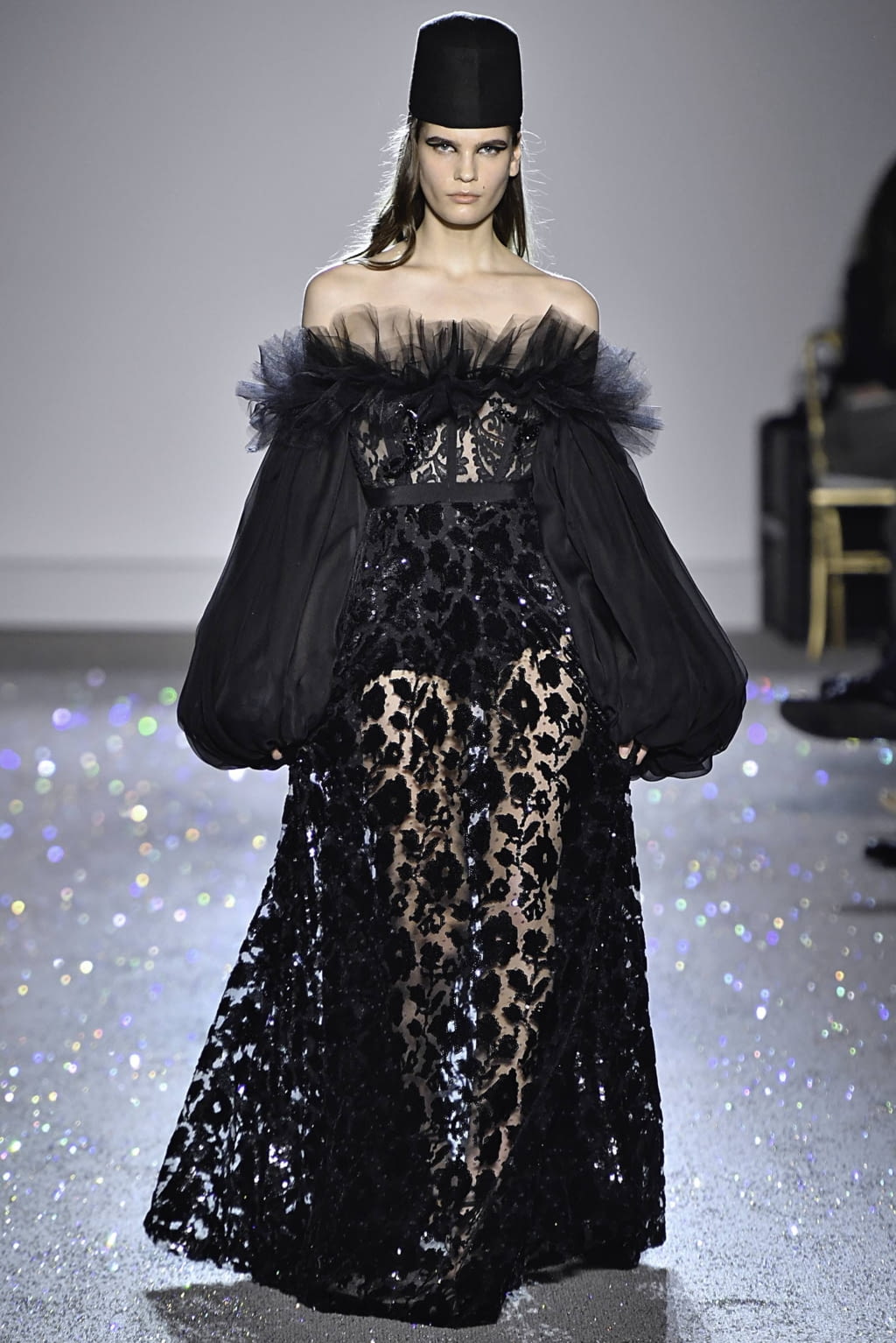 Fashion Week Paris Spring/Summer 2019 look 42 de la collection Giambattista Valli couture
