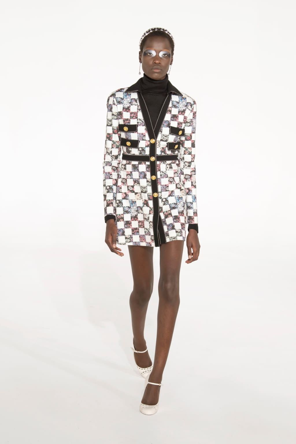 Fashion Week Paris Fall/Winter 2021 look 17 de la collection Giambattista Valli womenswear