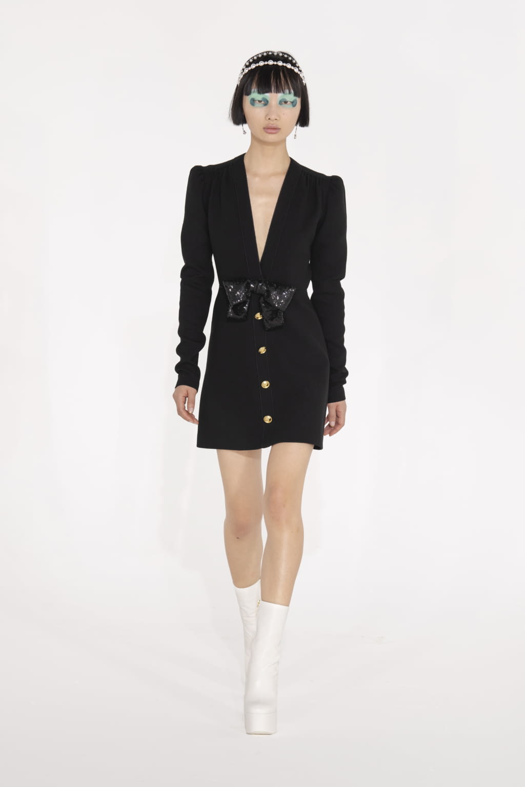Fashion Week Paris Fall/Winter 2021 look 26 from the Giambattista Valli collection 女装