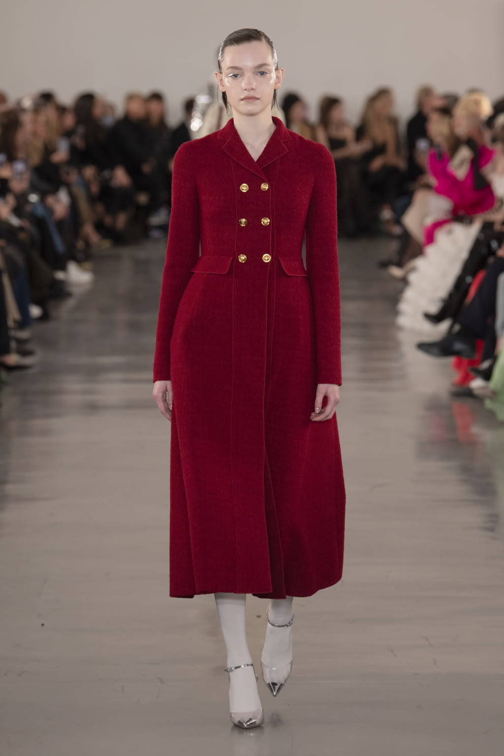 Fashion Week Paris Fall/Winter 2022 look 12 de la collection Giambattista Valli womenswear