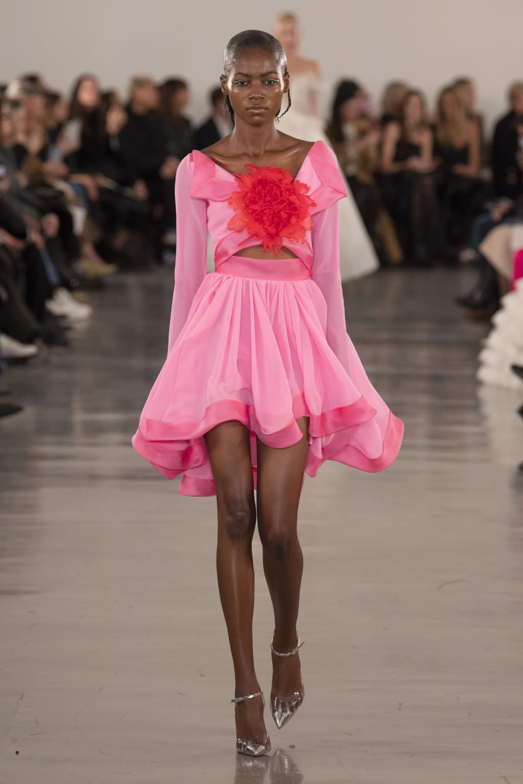 Fashion Week Paris Fall/Winter 2022 look 50 from the Giambattista Valli collection womenswear