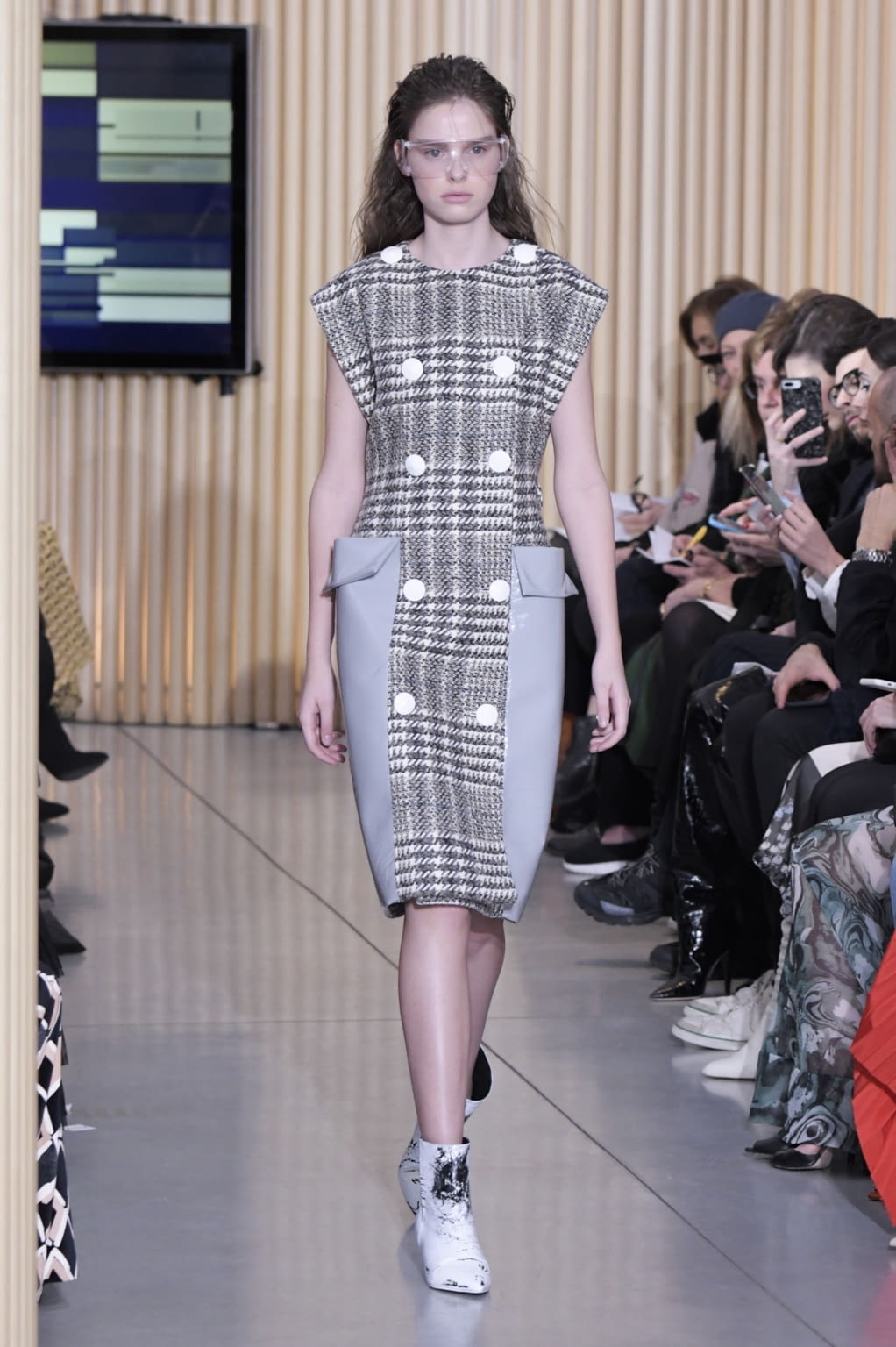 Fashion Week Milan Fall/Winter 2020 look 1 from the Gilberto Calzolari collection womenswear