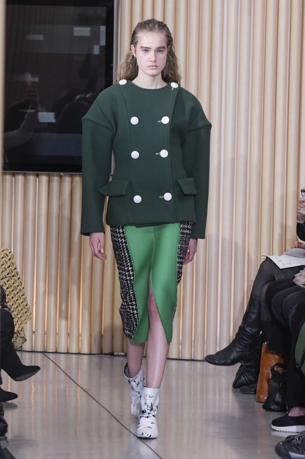 Fashion Week Milan Fall/Winter 2020 look 6 from the Gilberto Calzolari collection womenswear