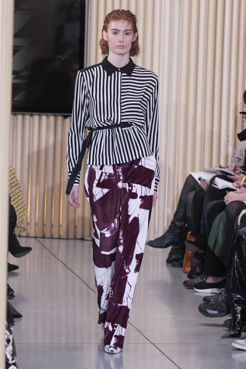 Fashion Week Milan Fall/Winter 2020 look 16 from the Gilberto Calzolari collection womenswear