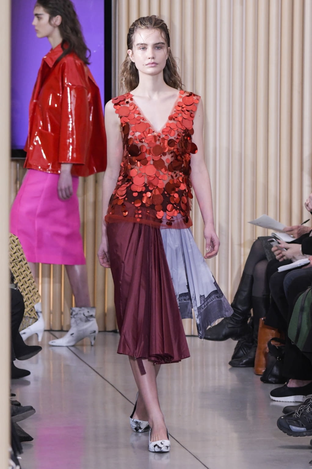 Fashion Week Milan Fall/Winter 2020 look 26 de la collection Gilberto Calzolari womenswear