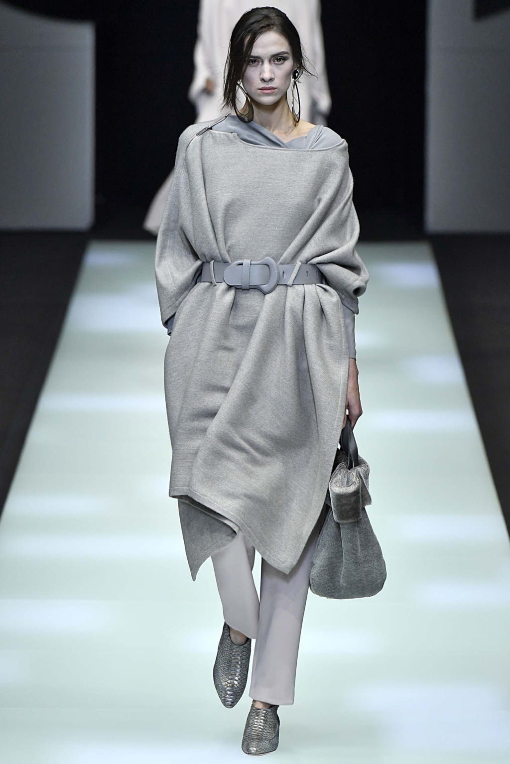 Fashion Week Milan Fall/Winter 2018 look 1 from the Giorgio Armani collection womenswear