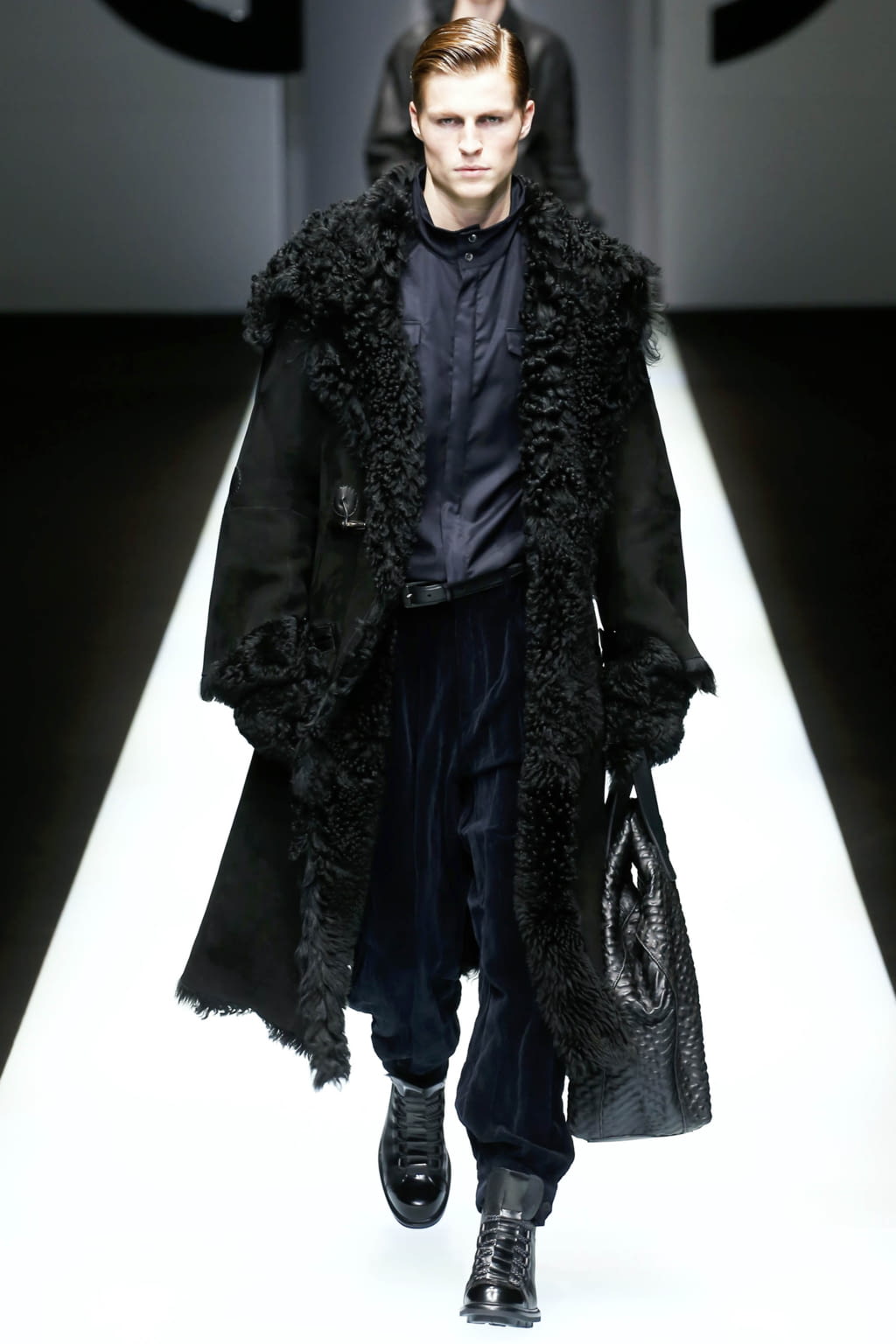 Fashion Week Milan Fall/Winter 2018 look 43 de la collection Giorgio Armani menswear