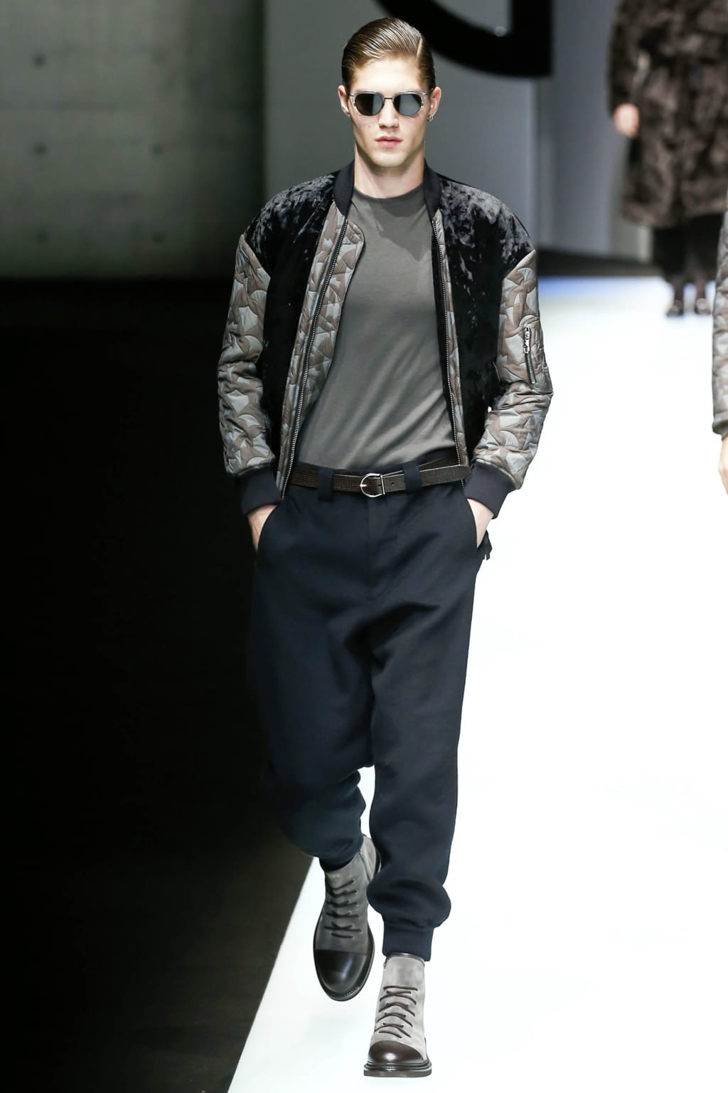 Fashion Week Milan Fall/Winter 2018 look 45 de la collection Giorgio Armani menswear