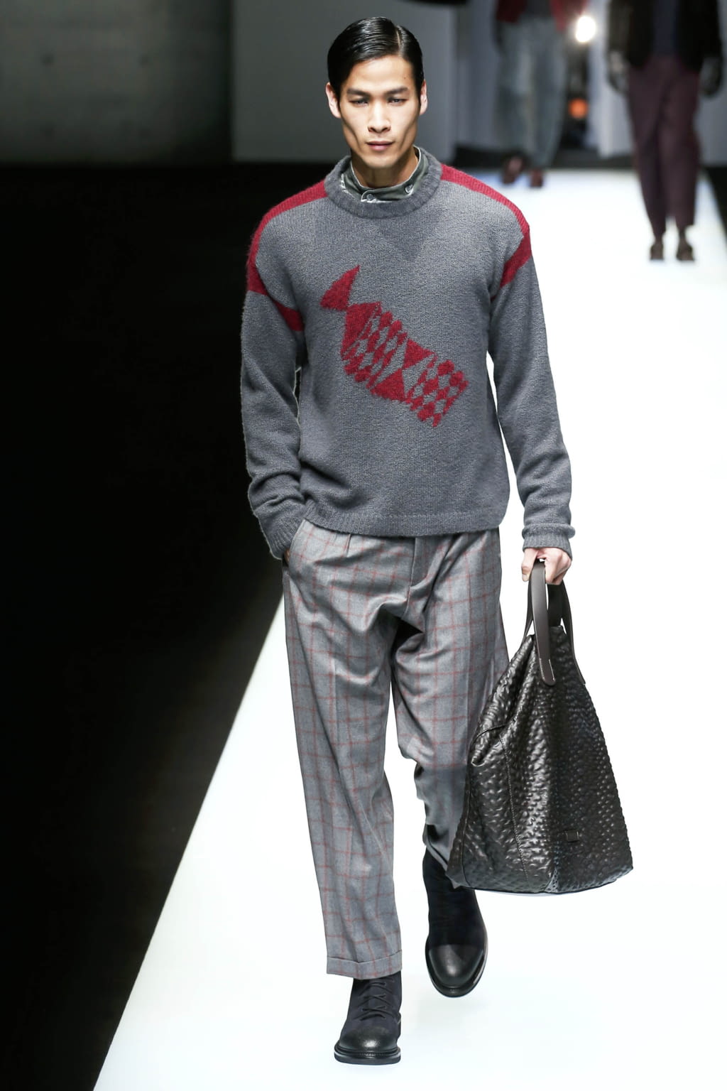Fashion Week Milan Fall/Winter 2018 look 68 de la collection Giorgio Armani menswear