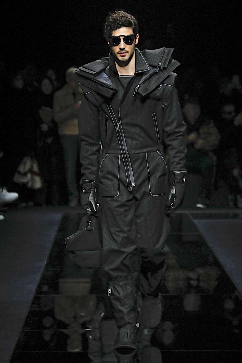 Fashion Week Milan Fall/Winter 2020 look 2 from the Giorgio Armani collection menswear