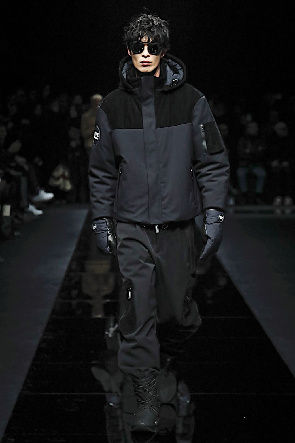 Fashion Week Milan Fall/Winter 2020 look 5 from the Giorgio Armani collection menswear