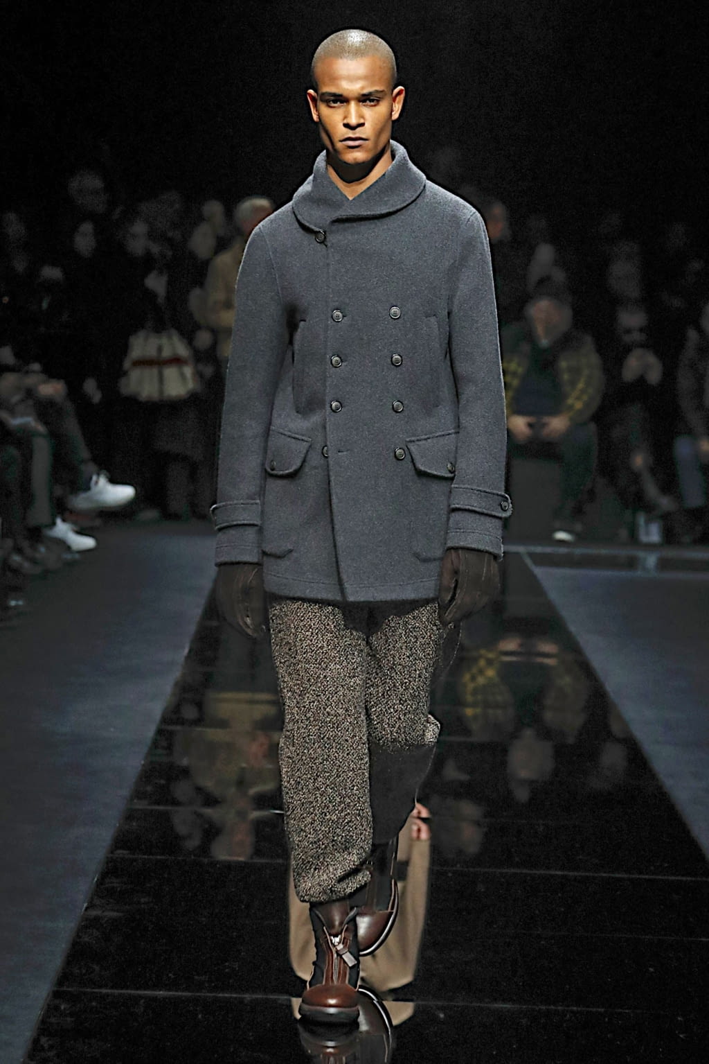 Fashion Week Milan Fall/Winter 2020 look 23 de la collection Giorgio Armani menswear