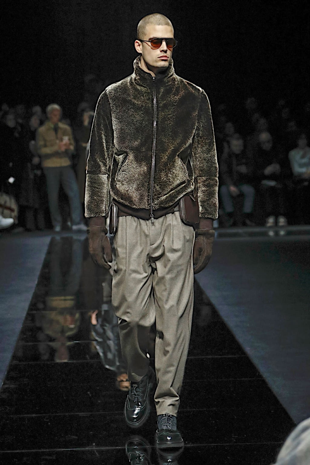 Fashion Week Milan Fall/Winter 2020 look 26 from the Giorgio Armani collection menswear