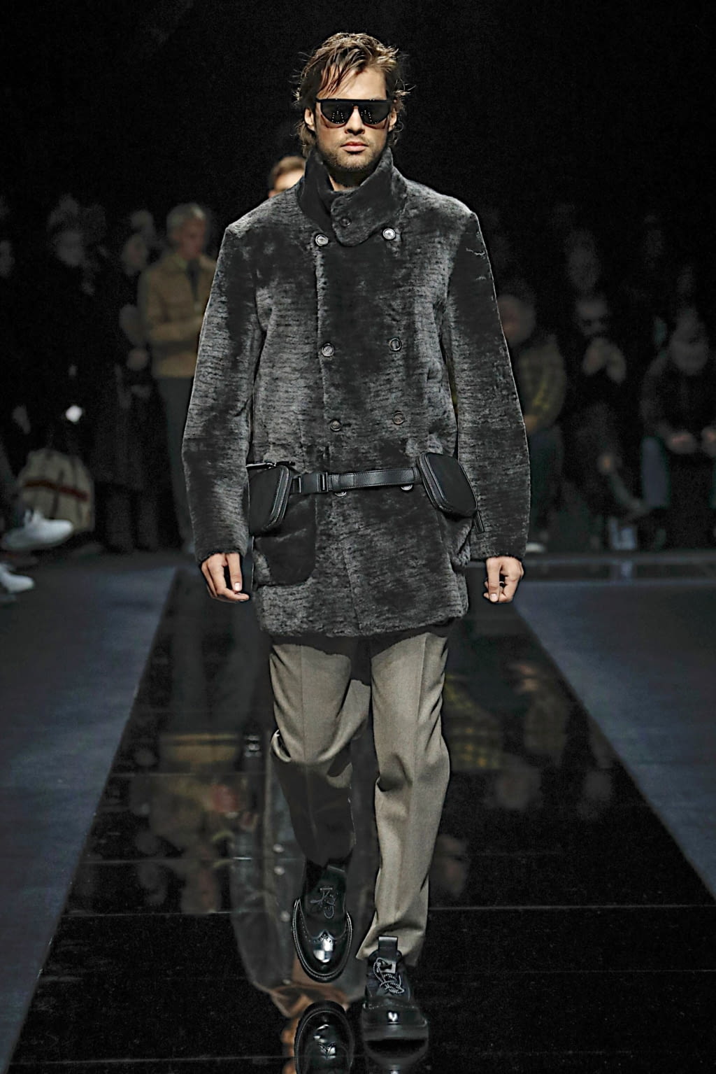 Fashion Week Milan Fall/Winter 2020 look 27 from the Giorgio Armani collection menswear