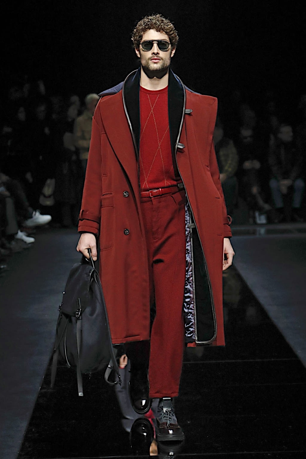 Fashion Week Milan Fall/Winter 2020 look 39 from the Giorgio Armani collection menswear
