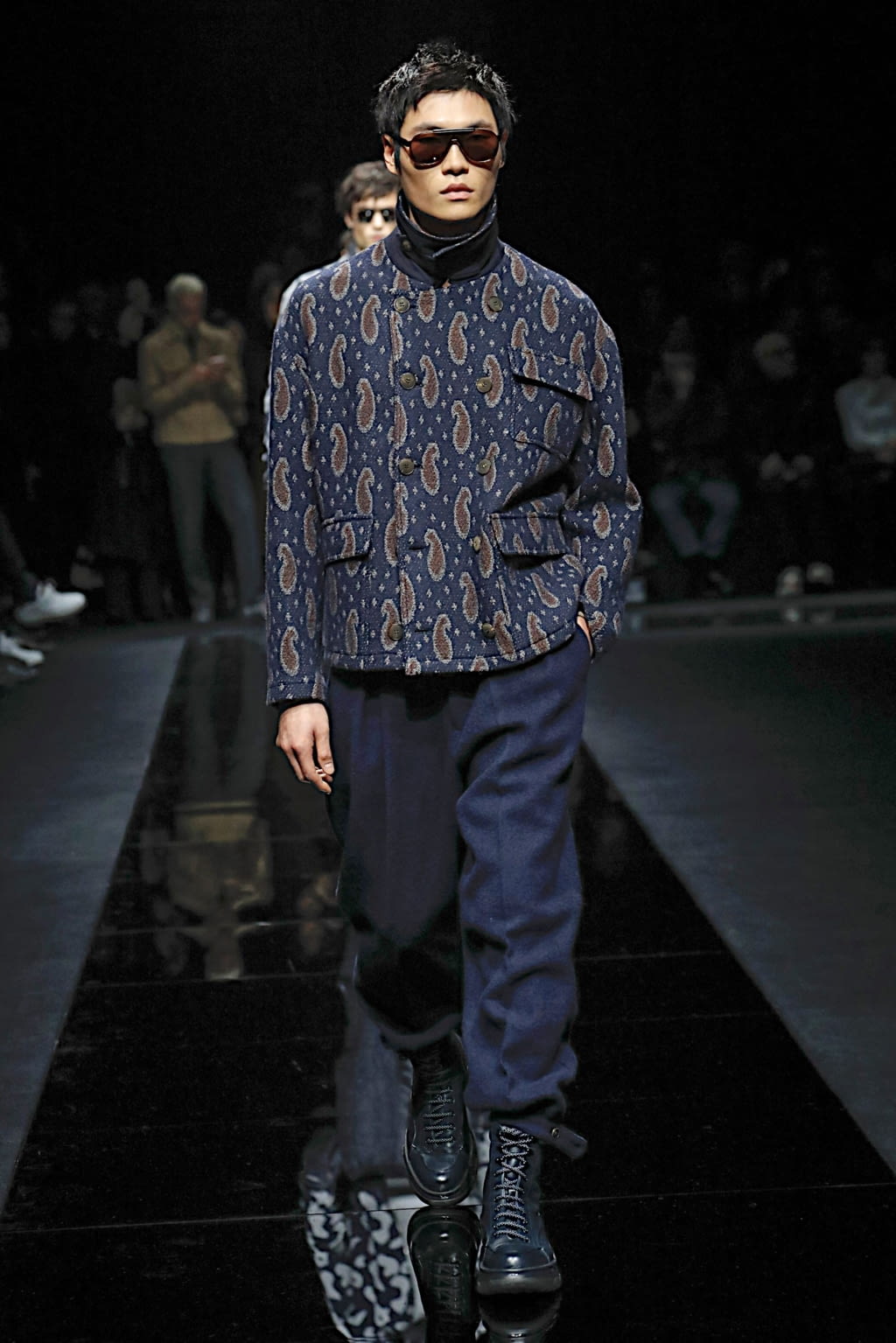 Fashion Week Milan Fall/Winter 2020 look 51 from the Giorgio Armani collection menswear