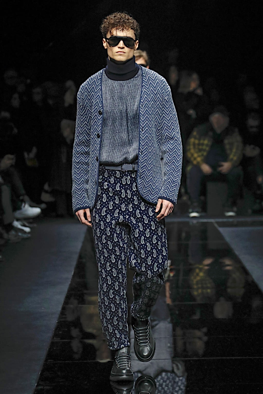 Fashion Week Milan Fall/Winter 2020 look 55 de la collection Giorgio Armani menswear