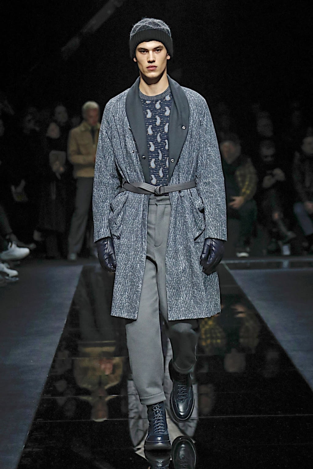 Fashion Week Milan Fall/Winter 2020 look 57 from the Giorgio Armani collection menswear