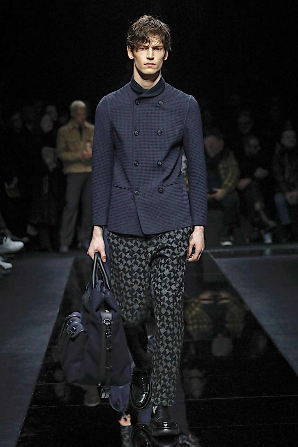Fashion Week Milan Fall/Winter 2020 look 61 de la collection Giorgio Armani menswear